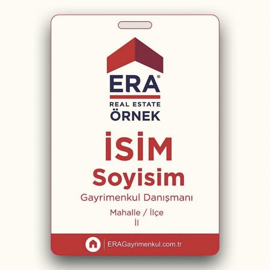 A5 PVC Yaka Kartı